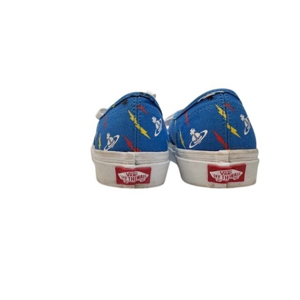 Vans Vivienne Westwood Anglomania Authentic Blue Orb Lightning Sneakers Womens 7 - Picture 7 of 8